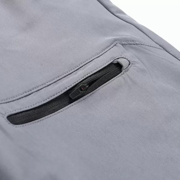  Pánske softshell šortky ALPINE PRO bak MPAC711 šedá 