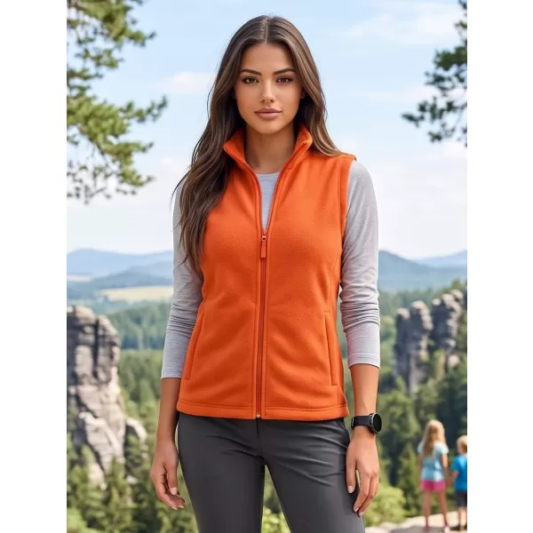  Fleecová unisex vesta ALTISPORT NoPrint NP/ALU815 ORANŽOVÁ 