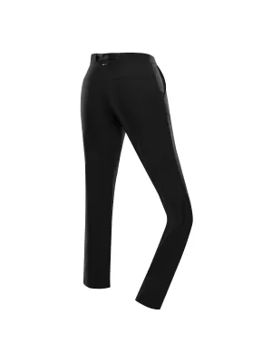 Ženské softshell nohavice ALPINE PRO CORBA LPAD663 ČIERNY