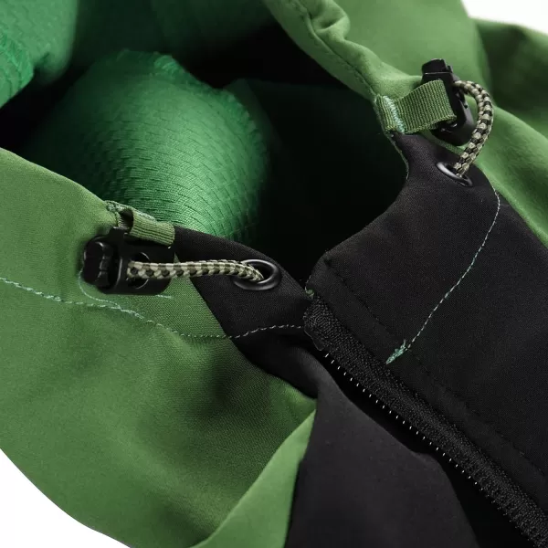  Pánska bunda so softshell ALPINE PRO ESPRIT MJCD622 ZELENÝ 