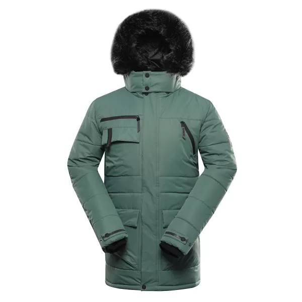  Pánska bunda ALPINE PRO WERD MJCD681 zelená 