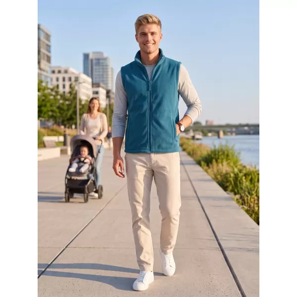  Fleecová unisex vesta ALTISPORT NoPrint NP/ALU815 PETROLEJ 