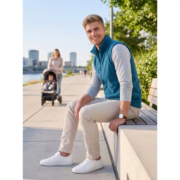  Fleecová unisex vesta ALTISPORT NoPrint NP/ALU815 PETROLEJ 