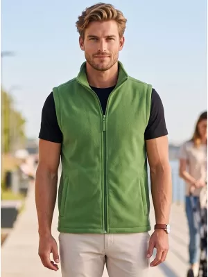 Fleecová unisex vesta ALTISPORT NoPrint NP/ALU815 TRÁVOVO ZELENÁ