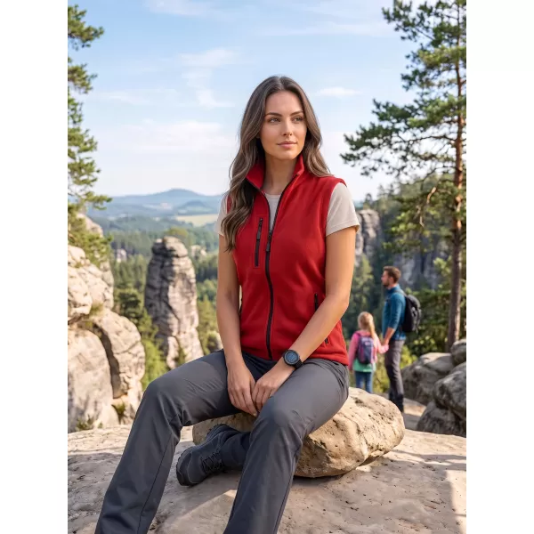  Unisex vesta ALTISPORT NoPrint NP/ALU525 ČERVENÁ 