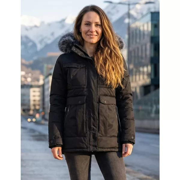  Dámska bunda ALPINE PRO EGYPA LJCB592 čierna 