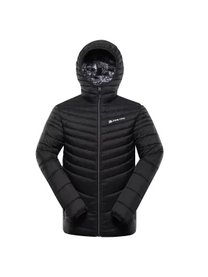 Pánska obojstranná bunda hi-therm ALPINE PRO EROM MJCD628 ČIERNA