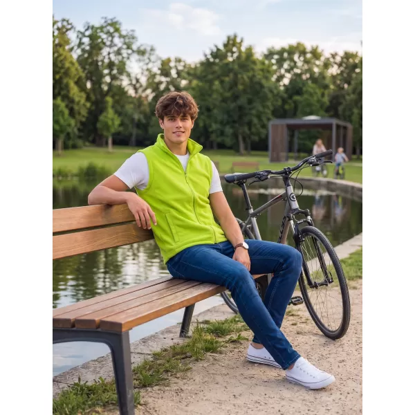  Fleecová unisex vesta ALTISPORT NoPrint NP/ALU815 VÁPNO 