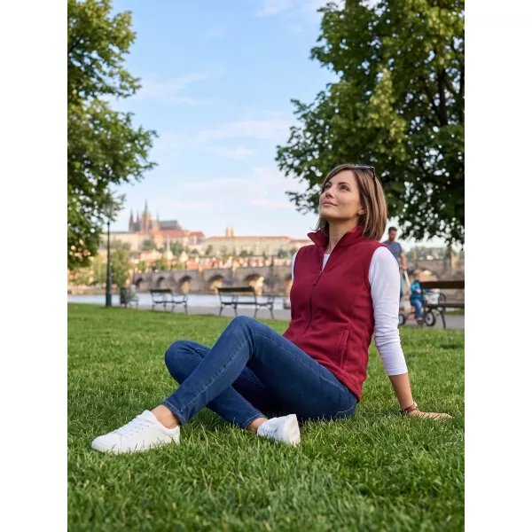  Fleecová unisex vesta ALTISPORT NoPrint NP/ALU815 MARLBORO ČERVENÁ 