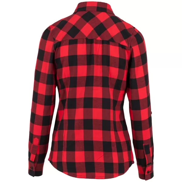  Dámska košeľa URBAN CLASSICS TB1280 Čierna/červená 