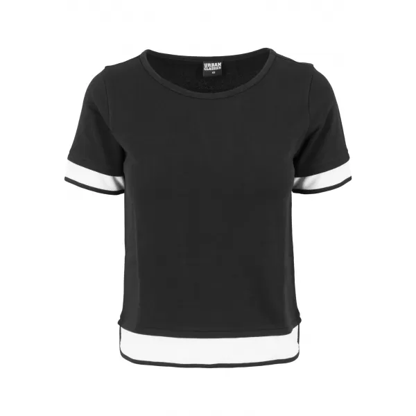  Dámska t -shirt URBAN CLASSICS TB1197 čierna/biela 