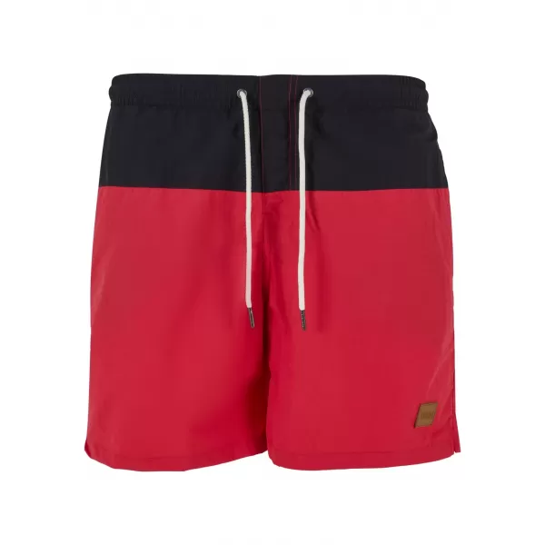  Pánske šortky URBAN CLASSICS TB1026 Čierna/červená 