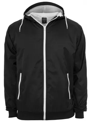 Pánska bunda URBAN CLASSICS TB147 Čierna/biela