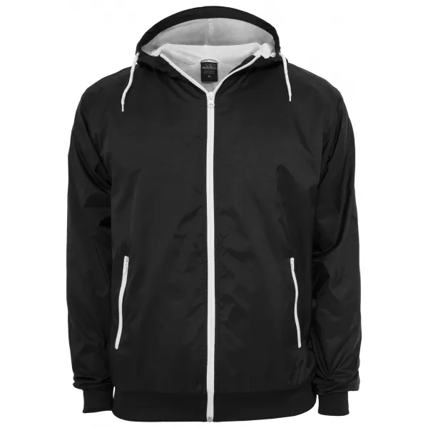  Pánska bunda URBAN CLASSICS TB147 Čierna/biela 