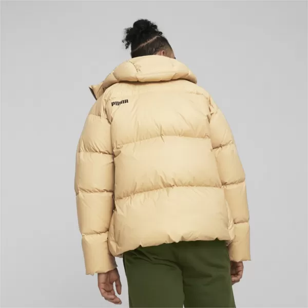  Pánska bunda PUMA HOODED ULTRA DOWN PUFFER JACKET BÉŽOVÁ 