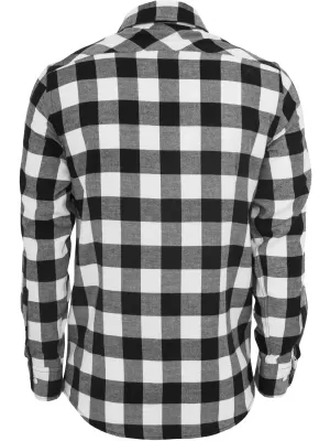 Pánska košeľa URBAN CLASSICS TB297 Čierna/biela