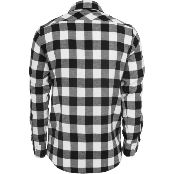  Pánska košeľa URBAN CLASSICS TB297 Čierna/biela 