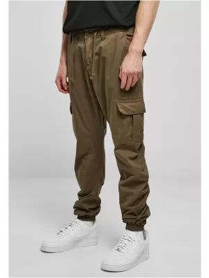 Pánske nohavice mestské klasiky TB1268 Olive