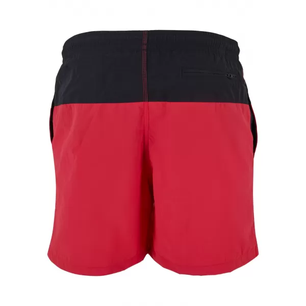  Pánske šortky URBAN CLASSICS TB1026 Čierna/červená 