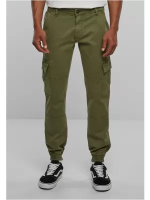 Pánske nohavice mestské klasiky TB1435 Olive