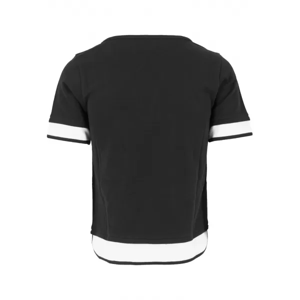 Dámska t -shirt URBAN CLASSICS TB1197 čierna/biela 