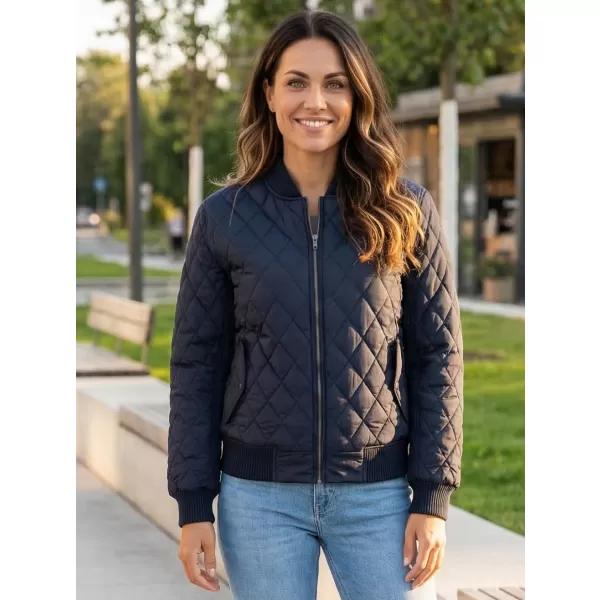  Dámska mestská klasika TB806 Navy bunda 