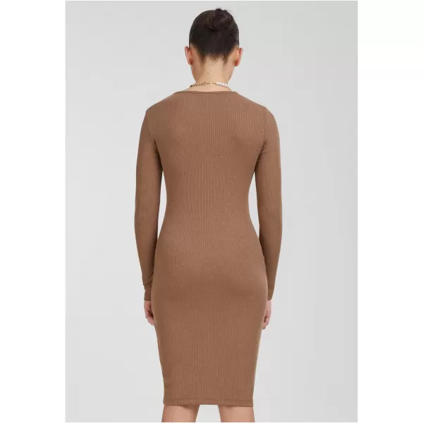  Dámske šaty mestské klasiky TB1340 Dark Khaki 