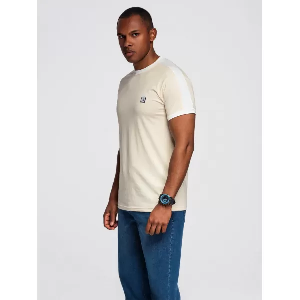  Pánsky t -shirt OMBRE s1632 krém 