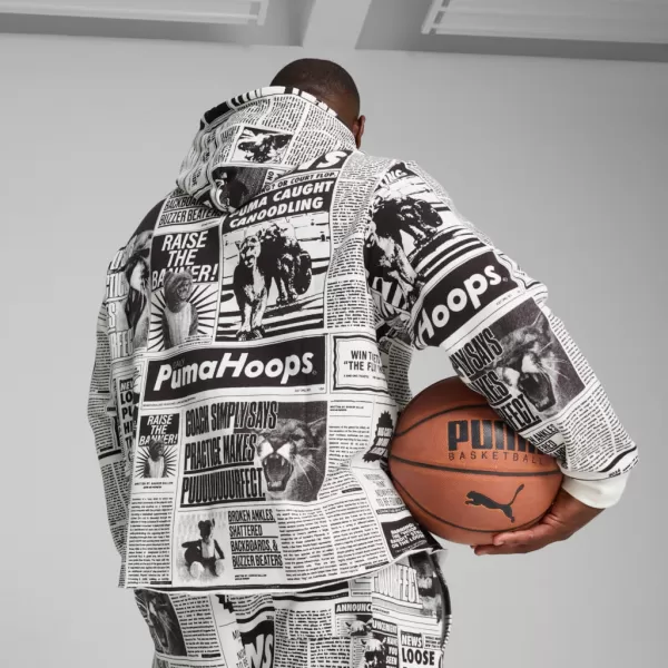  Pánska mikina PUMA MEDIA DAY HOODIE čierna 