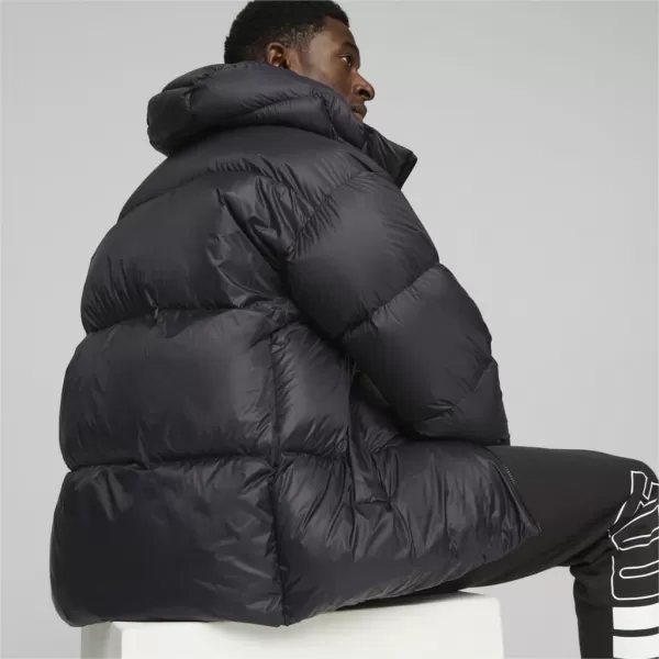  Pánska bunda PUMA HOODED ULTRA DOWN PUFFER JACKET čierna 
