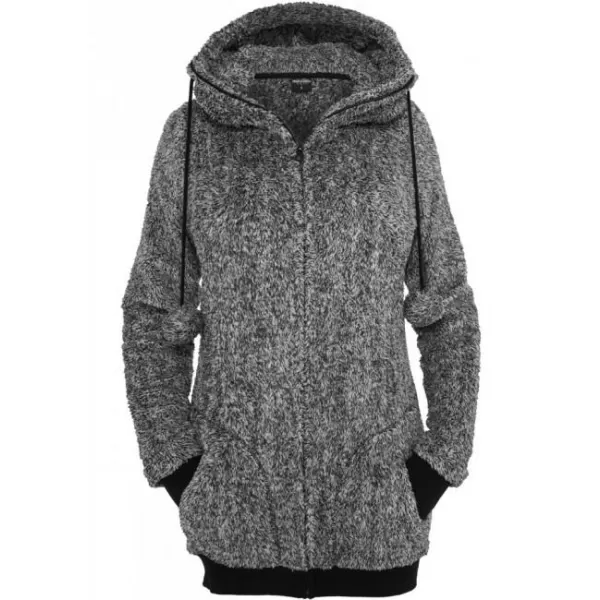  Dámska mikina URBAN CLASSICS TB616 Čierna/biela 