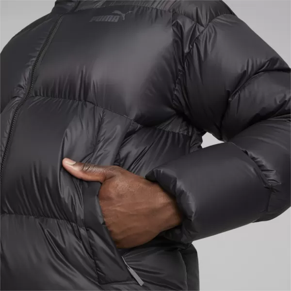  Pánska bunda PUMA HOODED ULTRA DOWN PUFFER JACKET čierna 