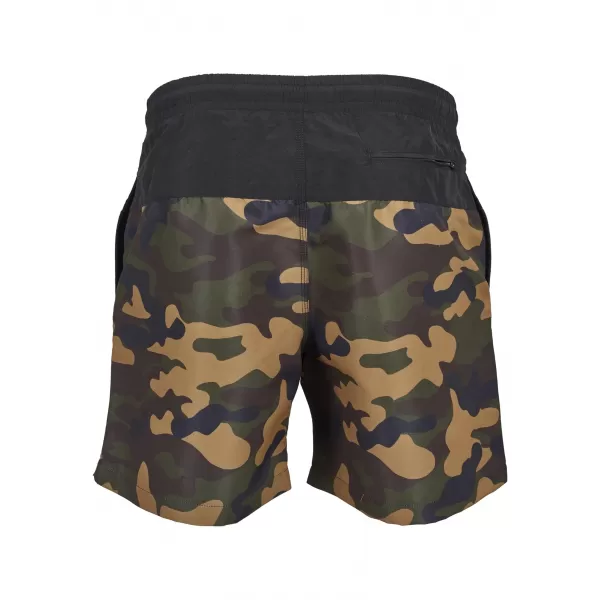  Pánske šortky URBAN CLASSICS TB1026 Čierna/drevená camo 