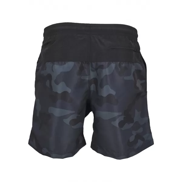  Pánske šortky URBAN CLASSICS TB1026 Čierne/tmavé camo 