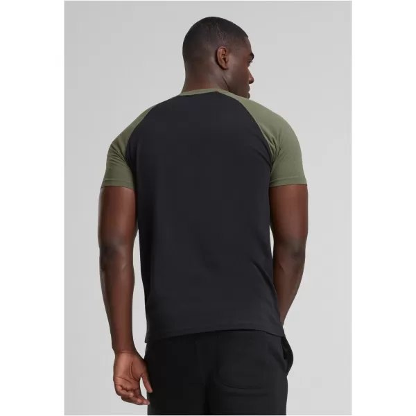  Pánska t -shirt URBAN CLASSICS TB639 Black/Olive 