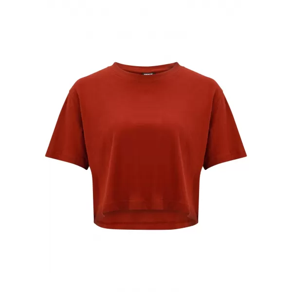  Dámska T -shirt URBAN CLASSICS PP1555 biela/hrdzavá 