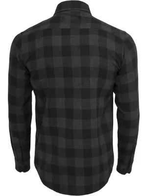 Pánska košeľa URBAN CLASSICS TB297 Čierna/uhlie