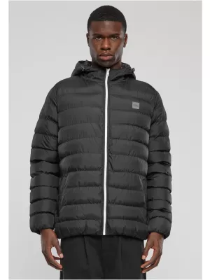Pánska bunda URBAN CLASSICS TB863 BLKWHTBLK