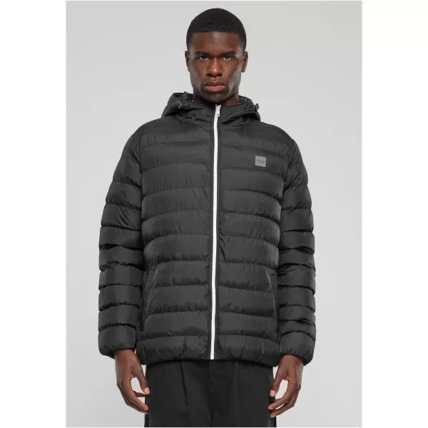  Pánska bunda URBAN CLASSICS TB863 BLKWHTBLK 