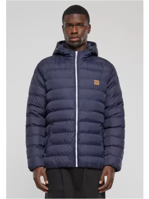 Pánska bunda URBAN CLASSICS TB863 NAVY/WHITE/NAVY