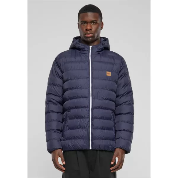  Pánska bunda URBAN CLASSICS TB863 NAVY/WHITE/NAVY 