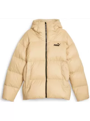 Pánska bunda PUMA HOODED ULTRA DOWN PUFFER JACKET BÉŽOVÁ