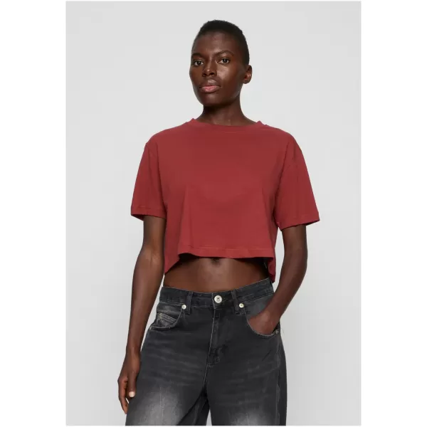  Dámska T -shirt URBAN CLASSICS PP1555 biela/hrdzavá 