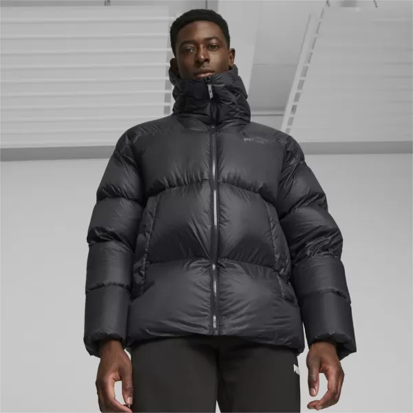  Pánska bunda PUMA HOODED ULTRA DOWN PUFFER JACKET čierna 