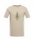 Pánske T -shirt z organickej bavlnenej alpiny pre EKK MTSD920 Biele korenie