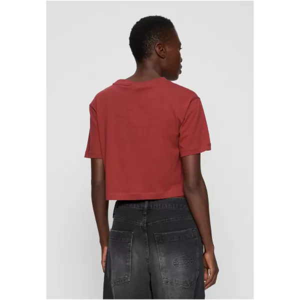  Dámska T -shirt URBAN CLASSICS PP1555 biela/hrdzavá 