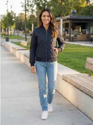 Dámska mestská klasika TB806 Navy bunda