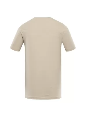 Pánske T -shirt z organickej bavlnenej alpiny pre EKK MTSD920 Biele korenie