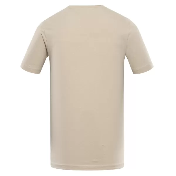  Pánske T -shirt z organickej bavlnenej alpiny pre EKK MTSD920 Biele korenie 