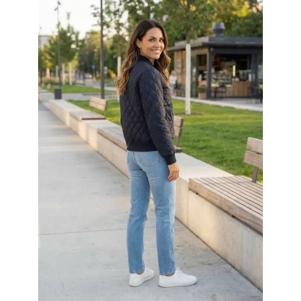  Dámska mestská klasika TB806 Navy bunda 